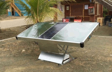 Source :  Le panneau solaire qui produit de l'eau potable 